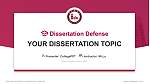 Induk University Disputation Powerpoint Vorlage
