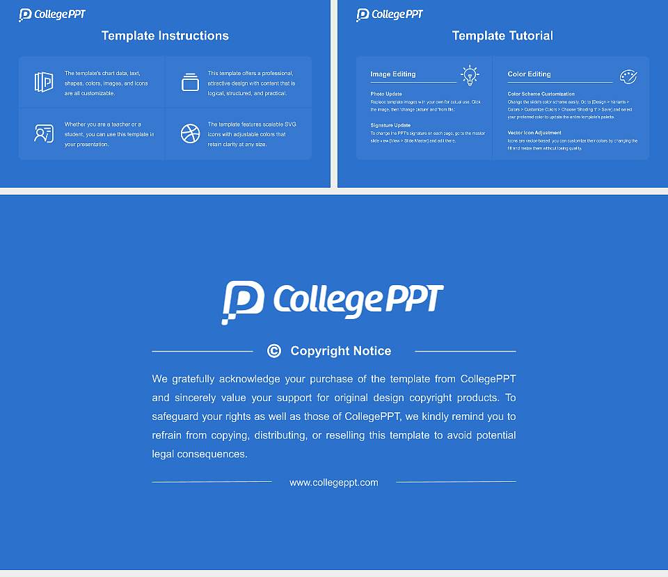 Nambu University Course/Courseware Creation PPT Template16:9 ratio PPT effect preview image5