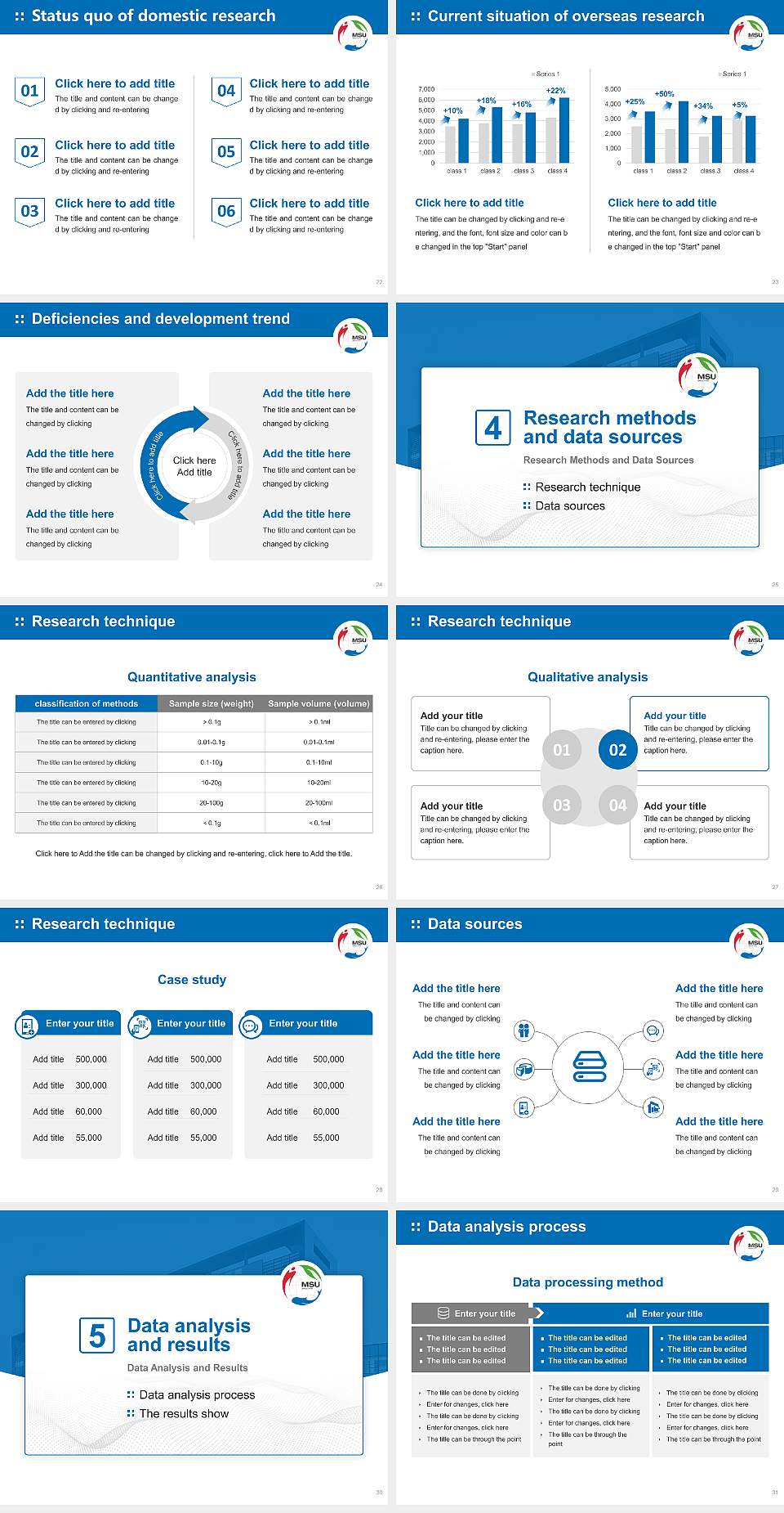 Mokpo Science University Graduation Thesis Defense PPT Template4:3 ratio PPT effect preview image4