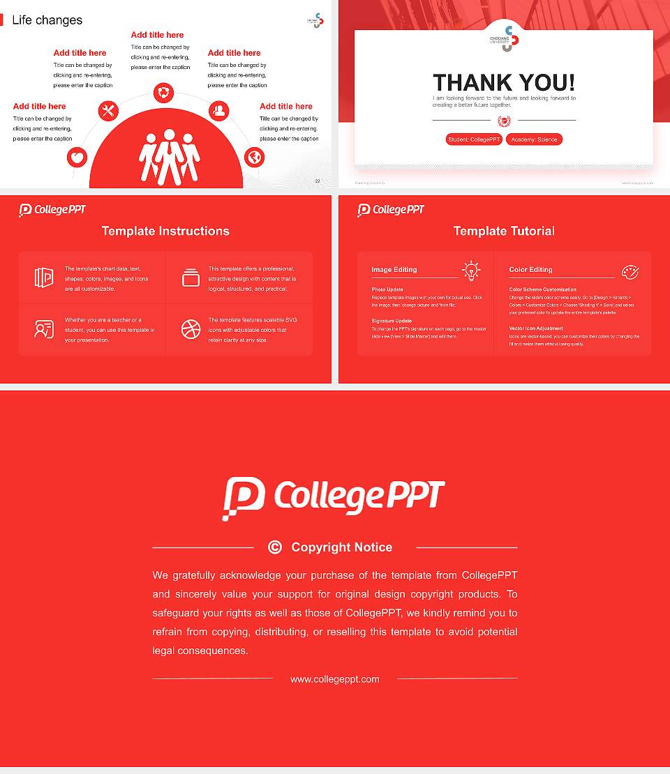 Chodang University National Scholarship Defense PPT Template16:9 ratio PPT effect preview image4