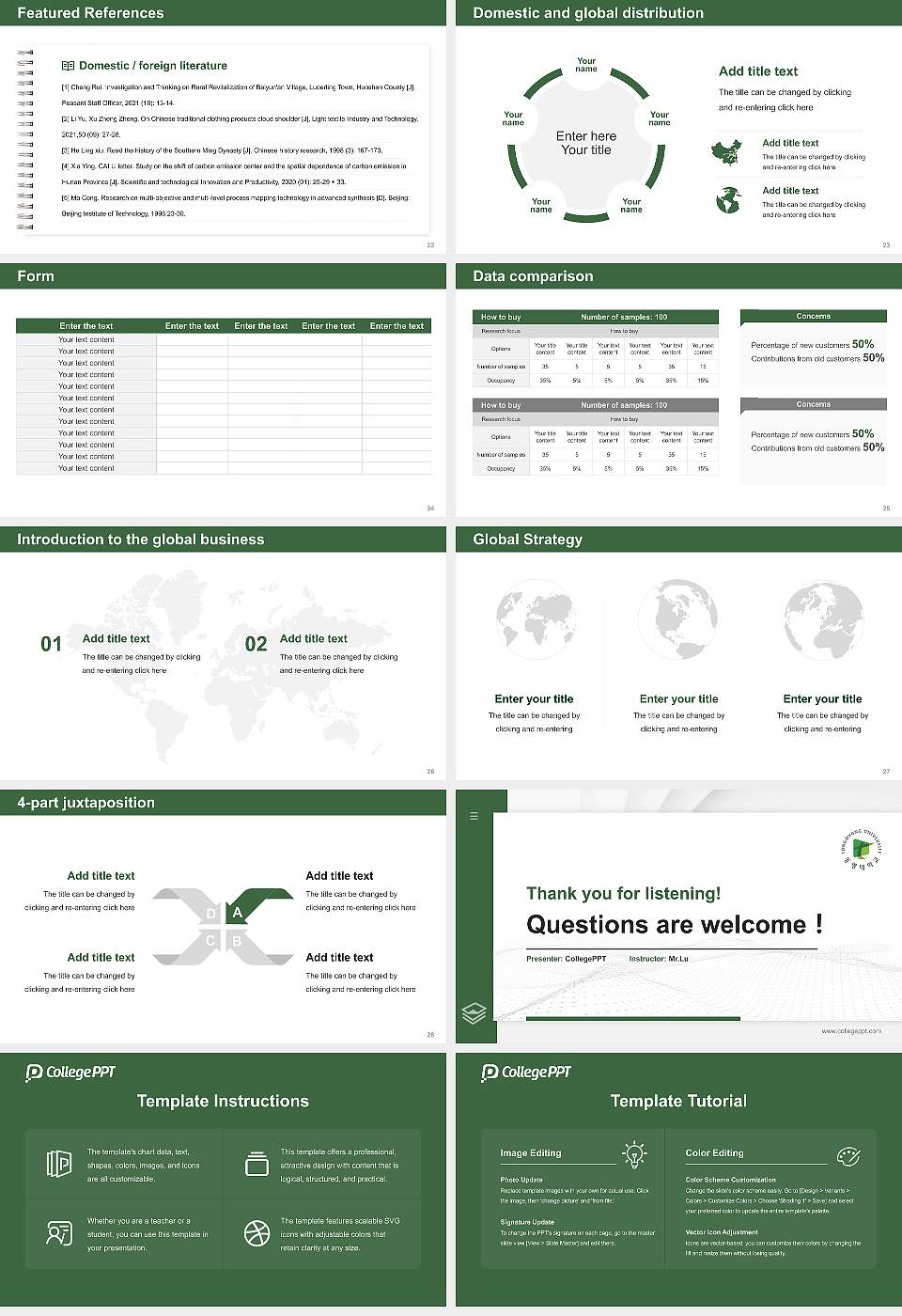 Tongmyong University Thesis Proposal/Graduation Defense PPT Template16:9 ratio PPT effect preview image4