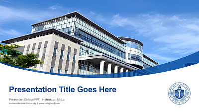 Incheon National University Course/Courseware Creation PPT Template