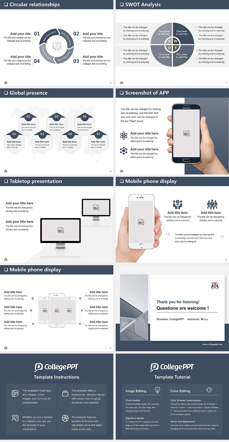 Liverpool Hope University General Purpose PPT Template4:3 ratio PPT effect preview image5