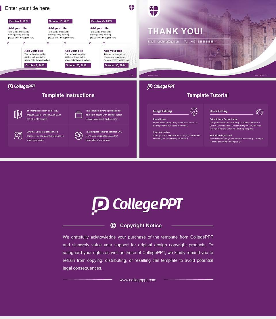 Durham University Lecture Sharing and Networking Event PPT Template16:9 ratio PPT effect preview image4