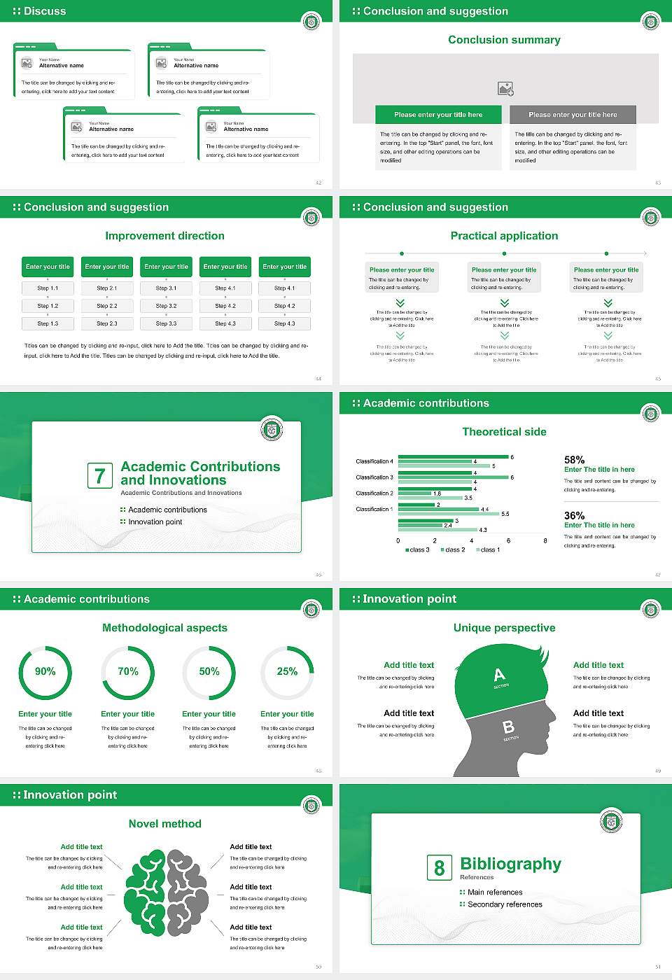 Gangneung Yeongdong University Graduation Thesis Defense PPT Template16:9 ratio PPT effect preview image6