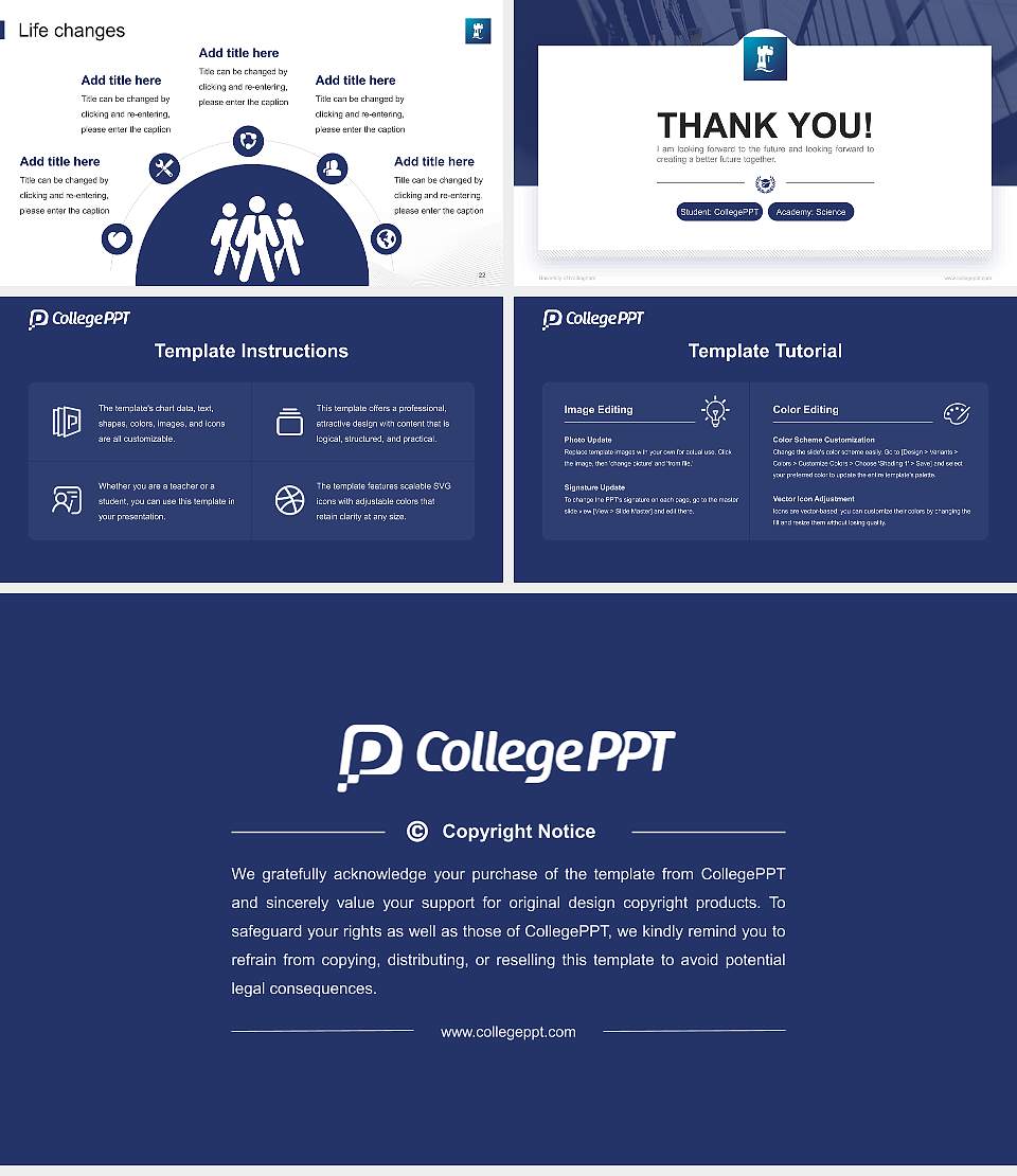 University of Nottingham National Scholarship Defense PPT Template16:9 ratio PPT effect preview image4