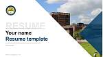 Cha University Resume PPT Template