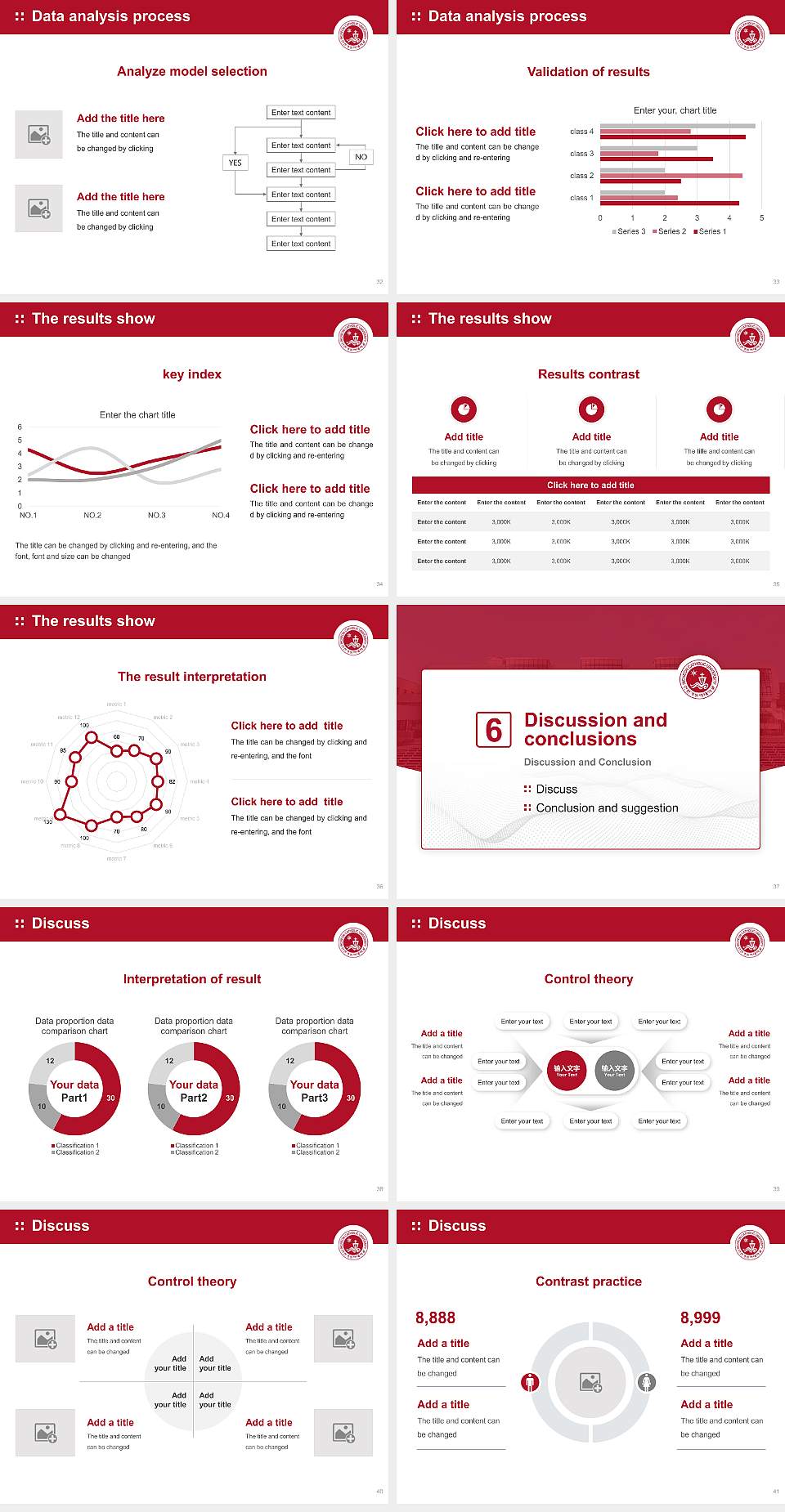 Incheon Catholic University Graduation Thesis Defense PPT Template4:3 ratio PPT effect preview image5