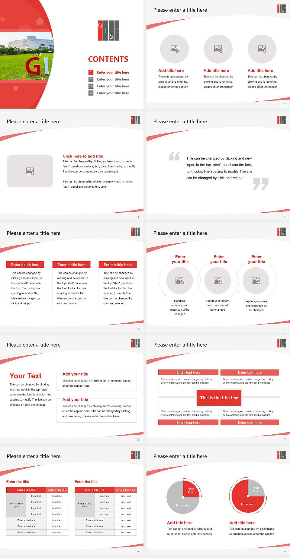 Gwangju Institute of Science and Technology Course/Courseware Creation PPT Template4:3 ratio PPT effect preview image2