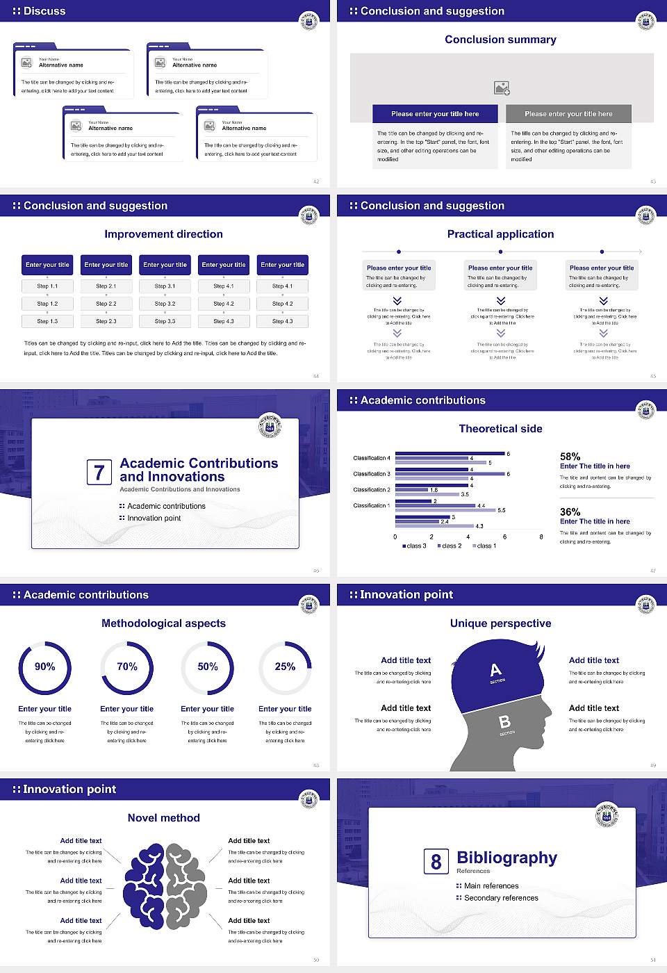Inha Technical College Graduation Thesis Defense PPT Template16:9 ratio PPT effect preview image6