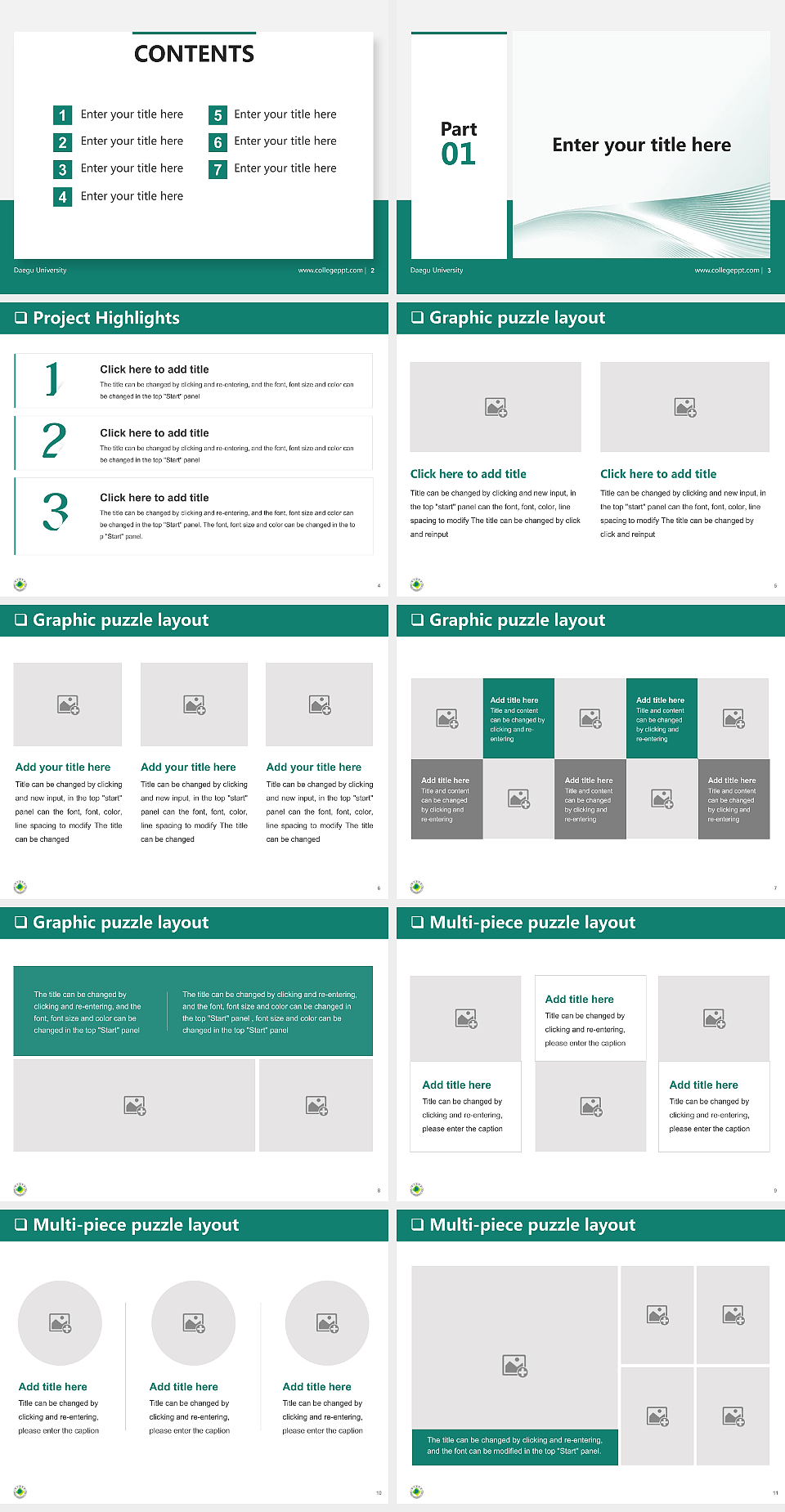 Daegu University General Purpose PPT Template_Slide preview image2