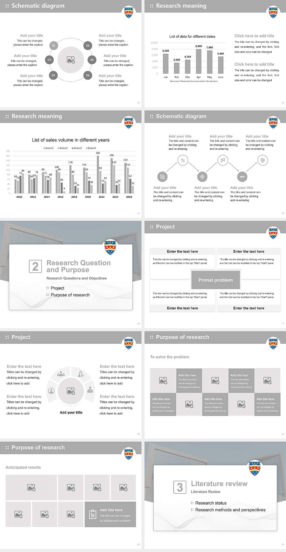 University of Plymouth Graduation Thesis Defense PPT Template4:3 ratio PPT effect preview image3