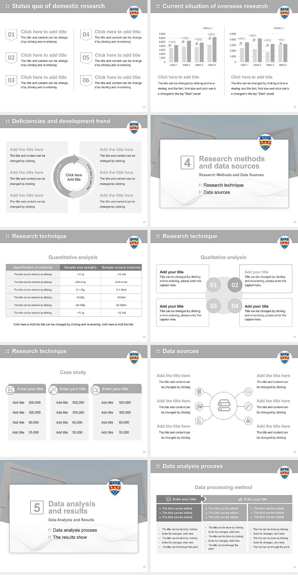 University of Plymouth Graduation Thesis Defense PPT Template4:3 ratio PPT effect preview image4