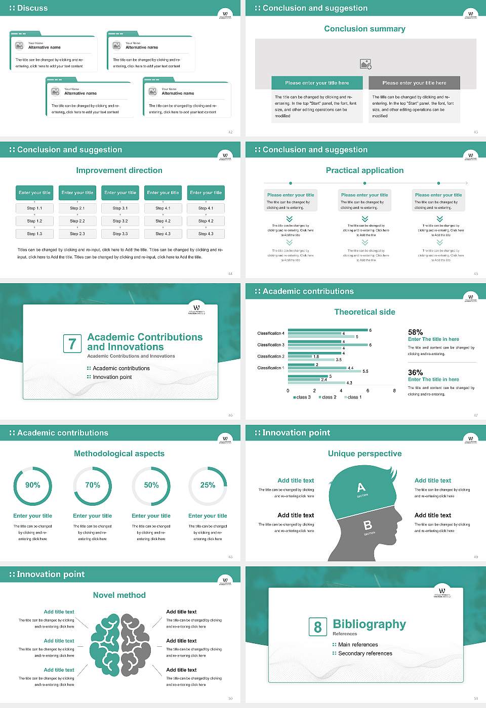 Wrexham Glynd?r University Graduation Thesis Defense PPT Template16:9 ratio PPT effect preview image6