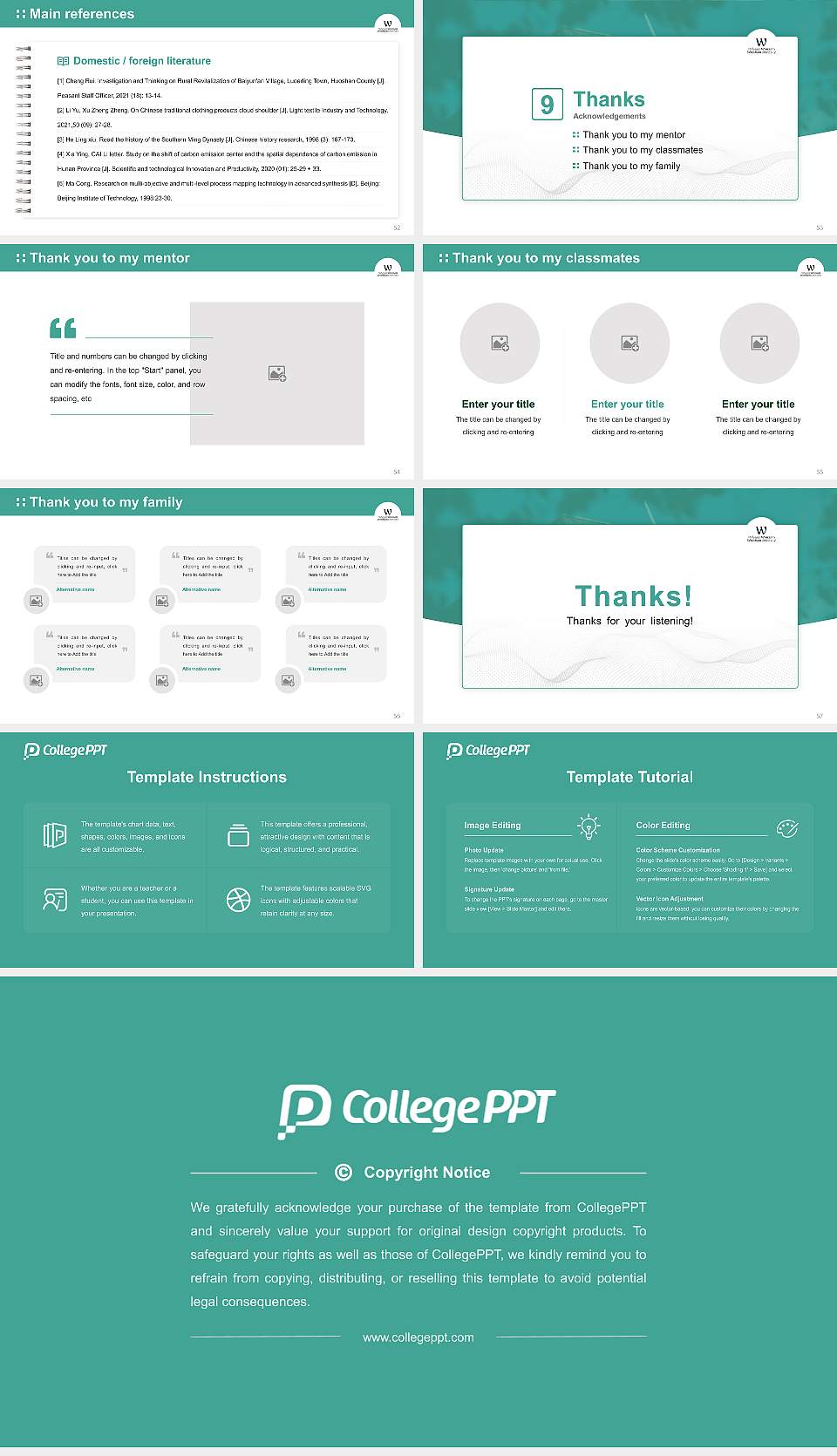 Wrexham Glynd?r University Graduation Thesis Defense PPT Template16:9 ratio PPT effect preview image7