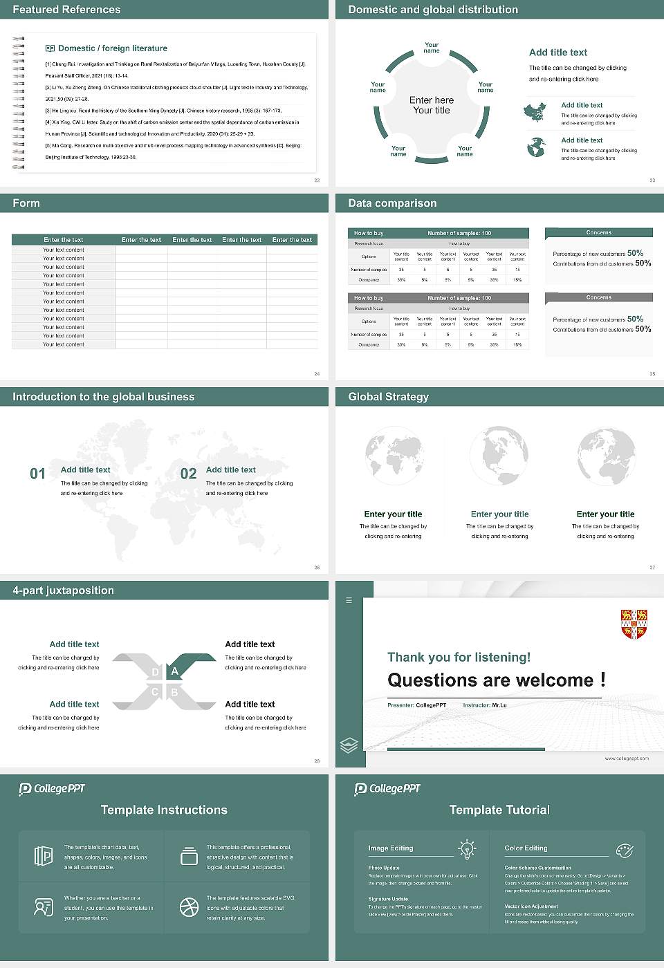 University of Cambridge Thesis Proposal/Graduation Defense PPT Template16:9 ratio PPT effect preview image4