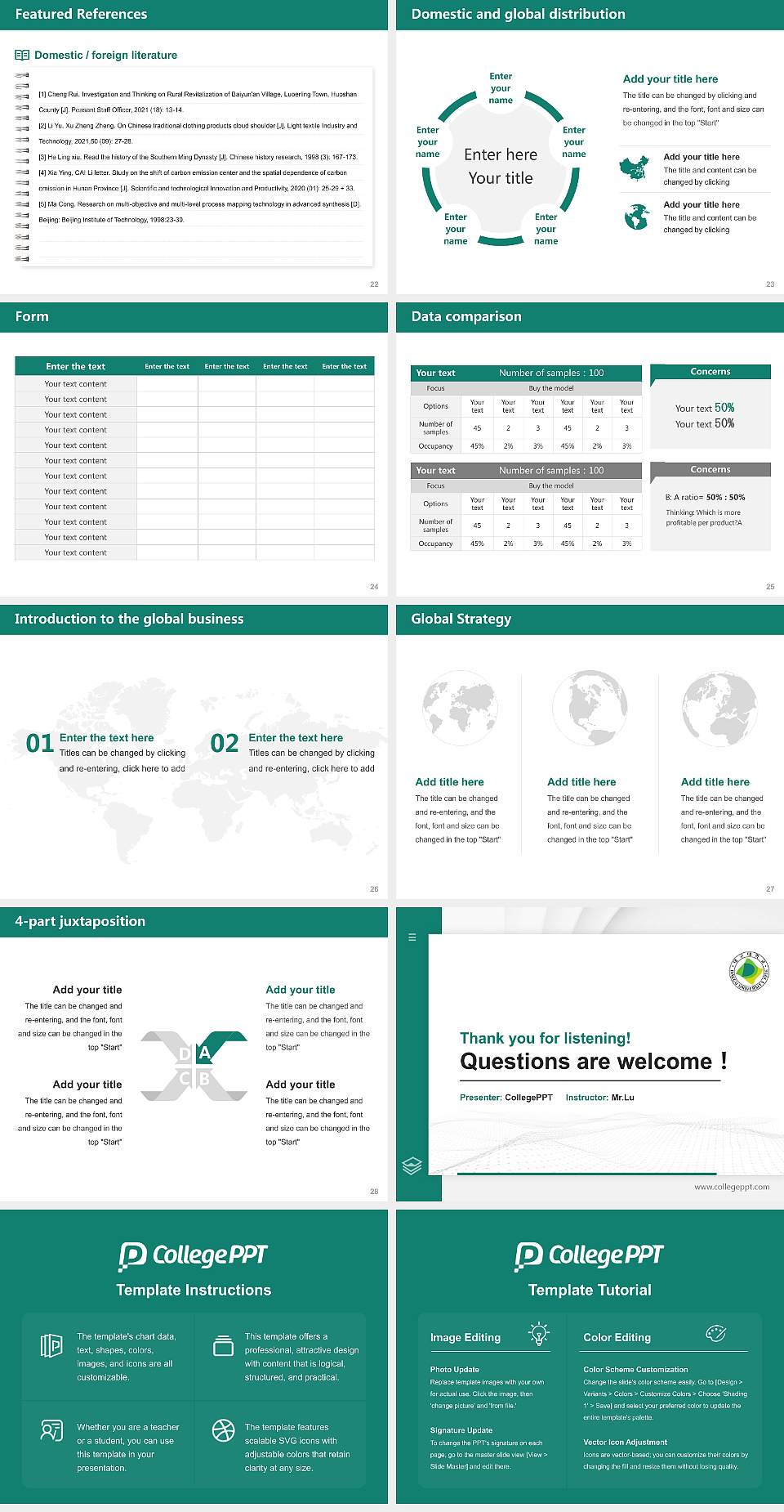 Daegu University Thesis Proposal/Graduation Defense PPT Template4:3 ratio PPT effect preview image4