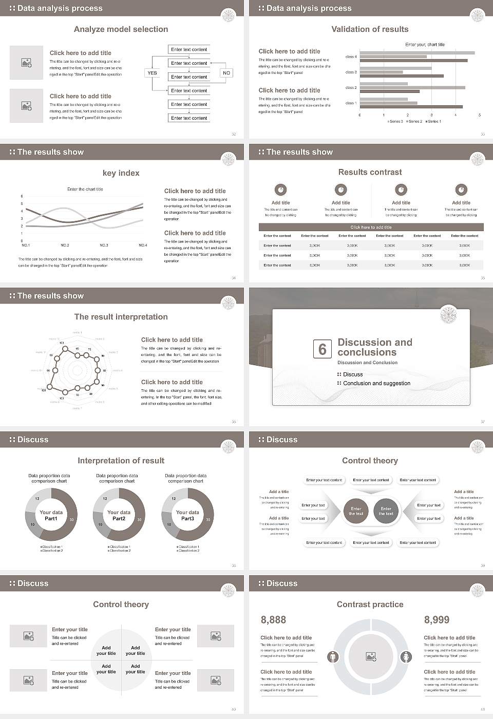 Dongguk University Graduation Thesis Defense PPT Template16:9 ratio PPT effect preview image5