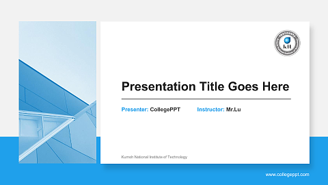 Kumoh National Institute of Technology General Purpose PPT Template