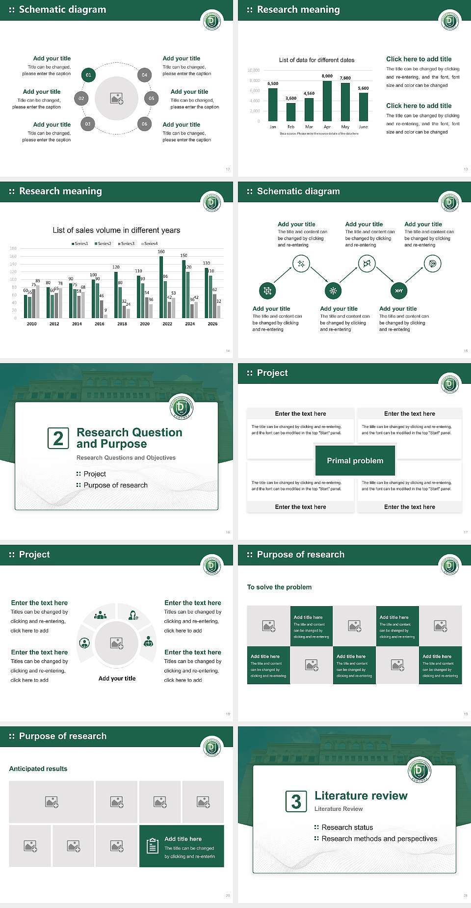 Dongnam Health University Graduation Thesis Defense PPT Template4:3 ratio PPT effect preview image3