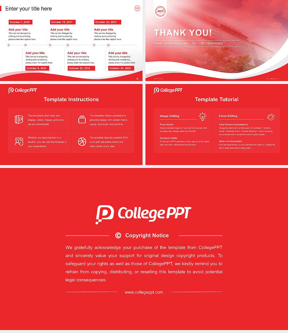 JEI University Lecture Sharing and Networking Event PPT Template16:9 ratio PPT effect preview image4