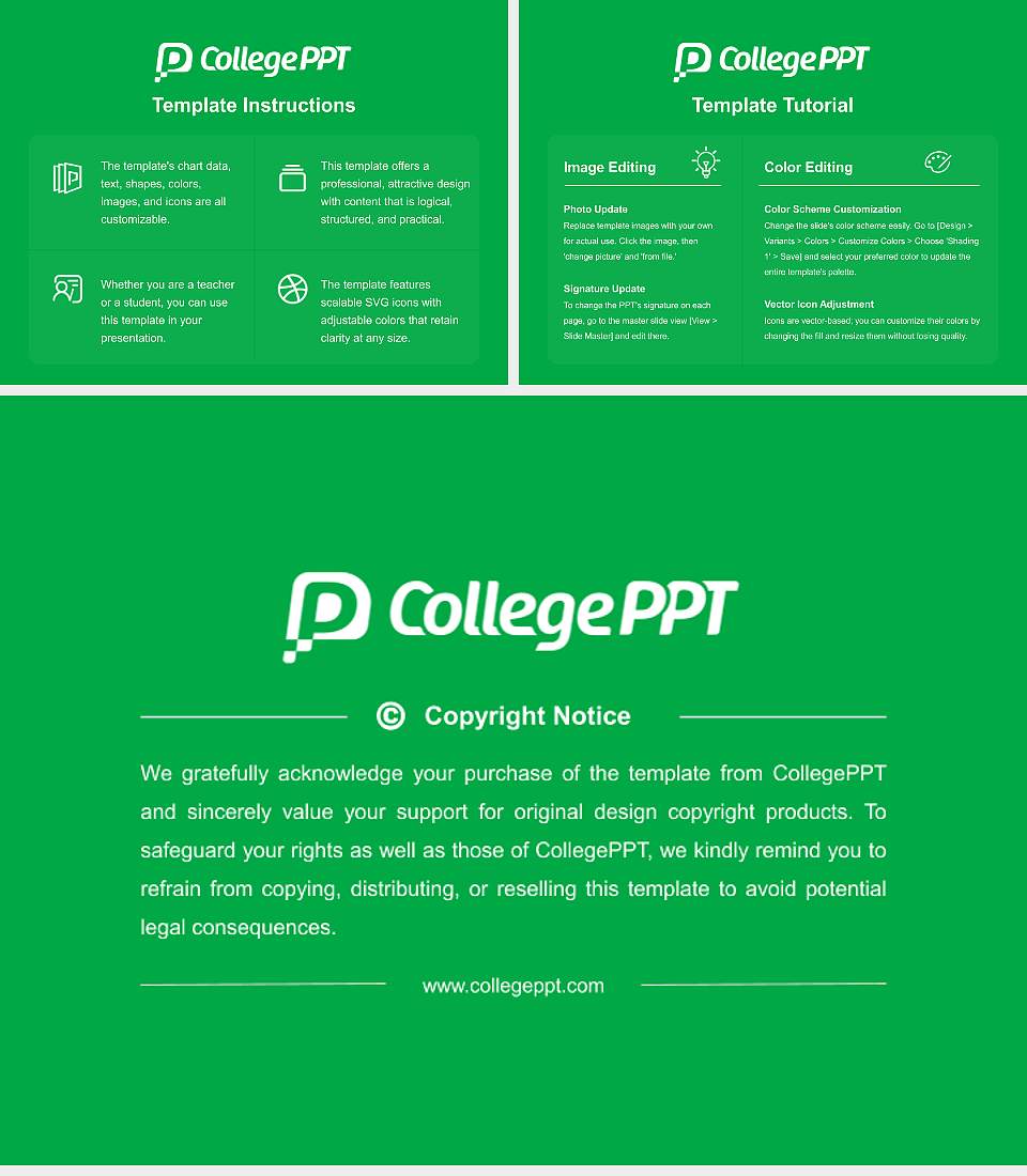 Gwangju National University of Education Course/Courseware Creation PPT Template4:3 ratio PPT effect preview image5