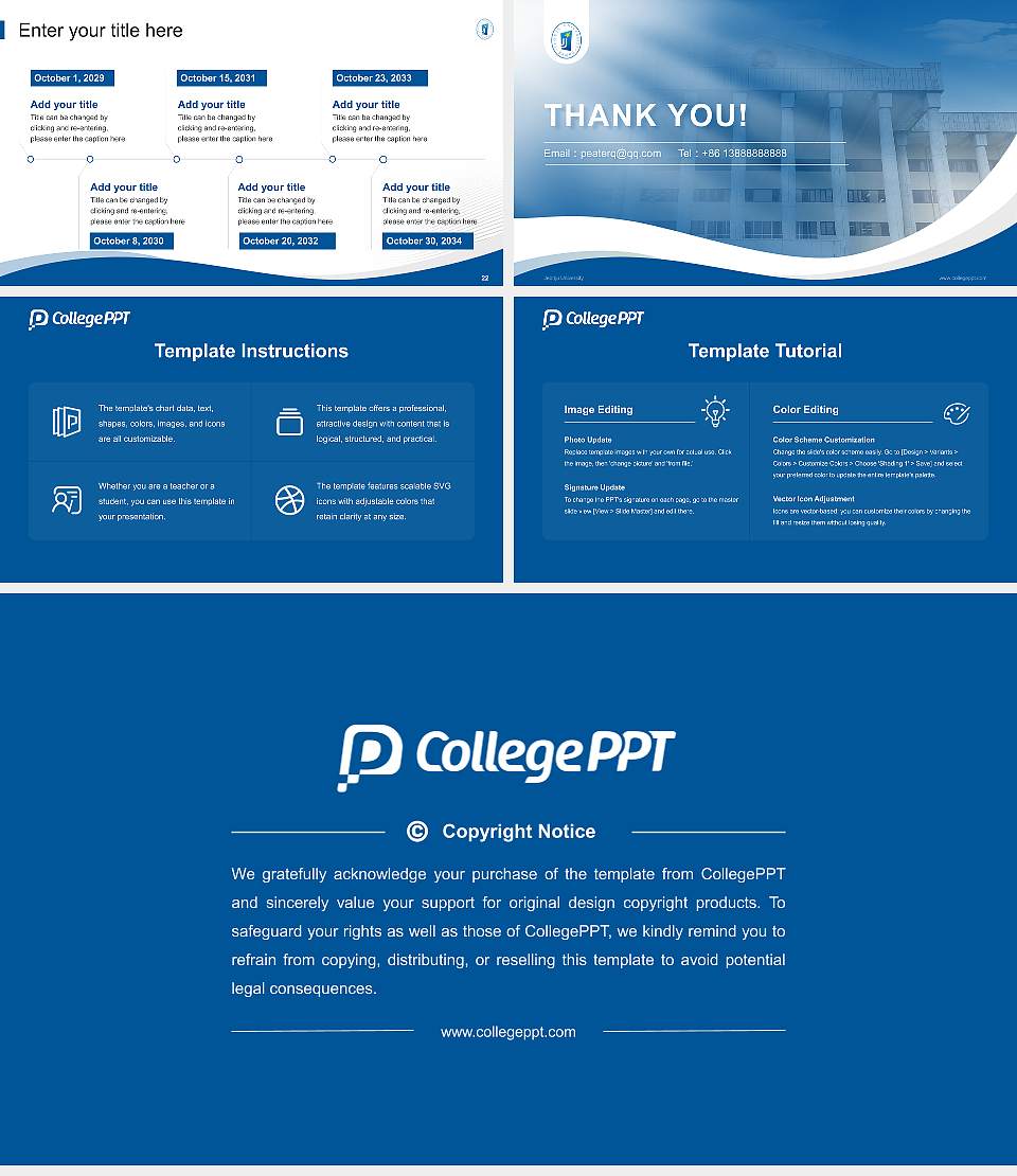Jeonju University Lecture Sharing and Networking Event PPT Template16:9 ratio PPT effect preview image4