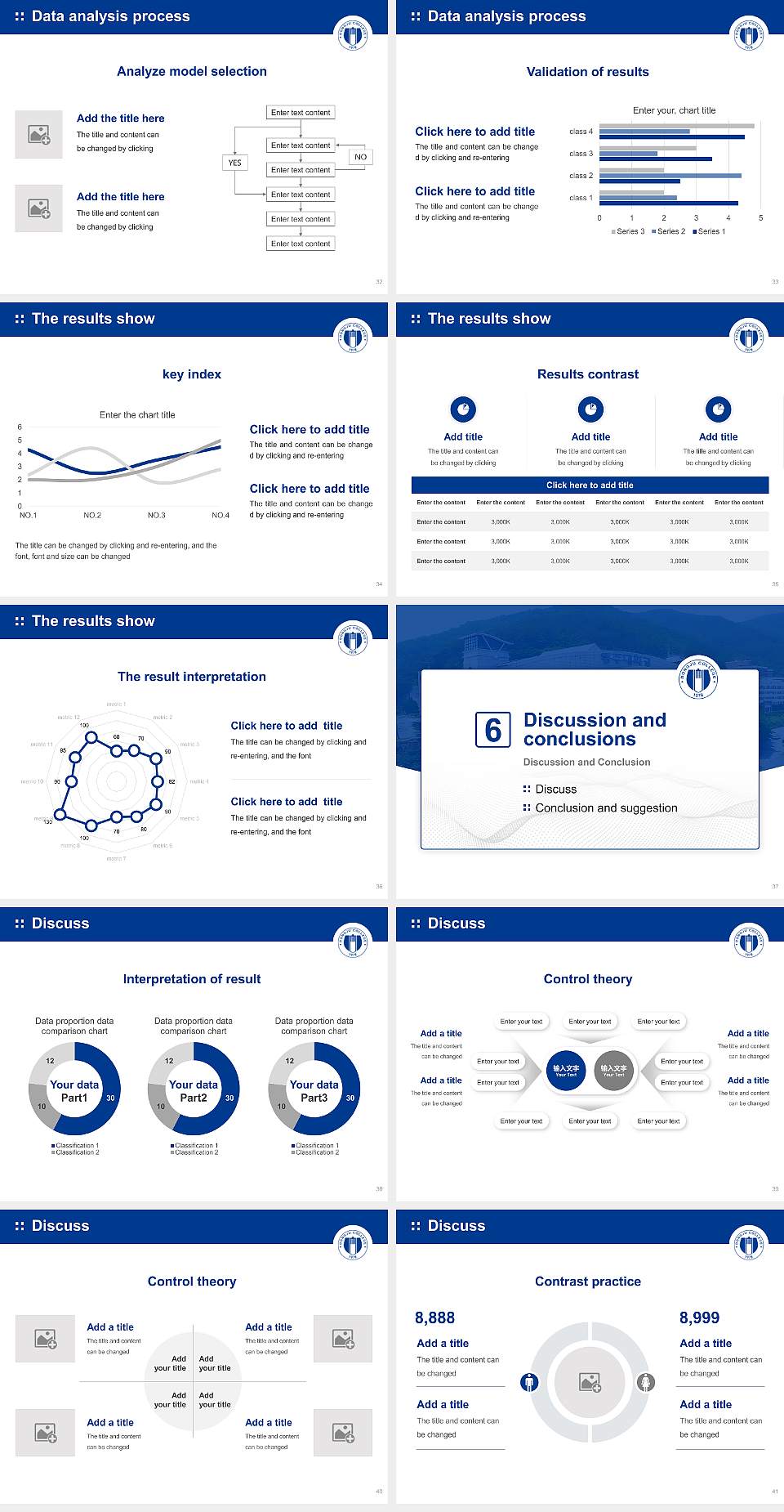 Dongju College Graduation Thesis Defense PPT Template4:3 ratio PPT effect preview image5