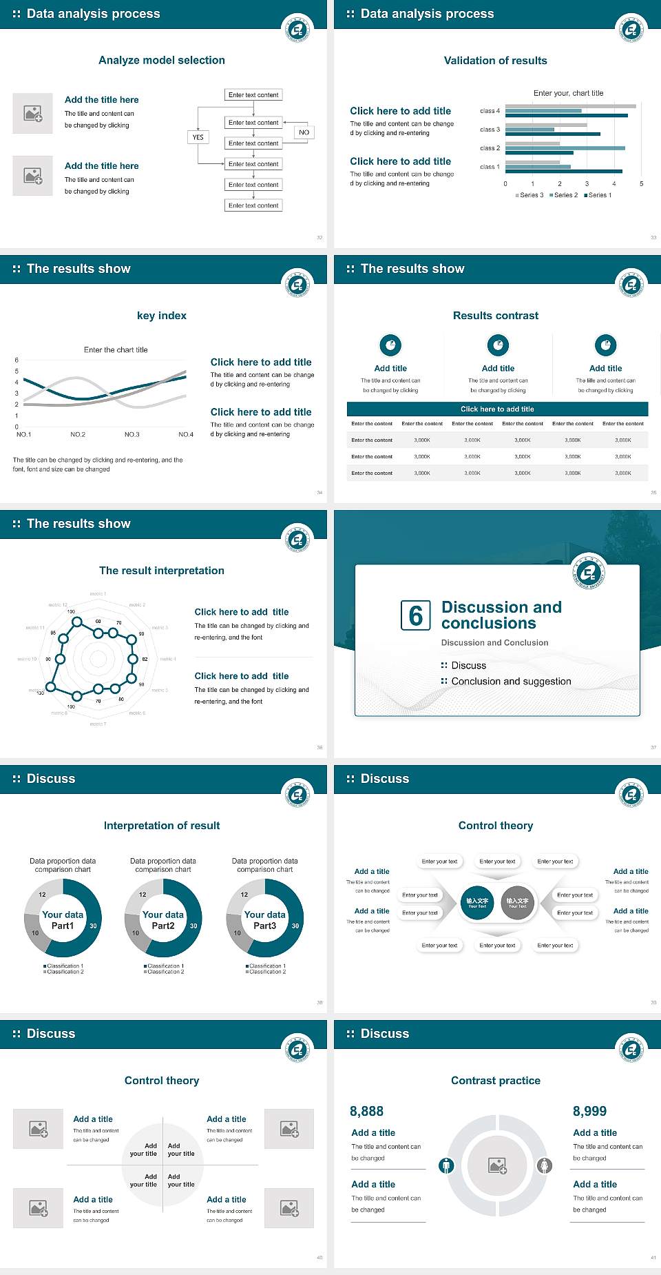 Dong Seoul College Graduation Thesis Defense PPT Template4:3 ratio PPT effect preview image5