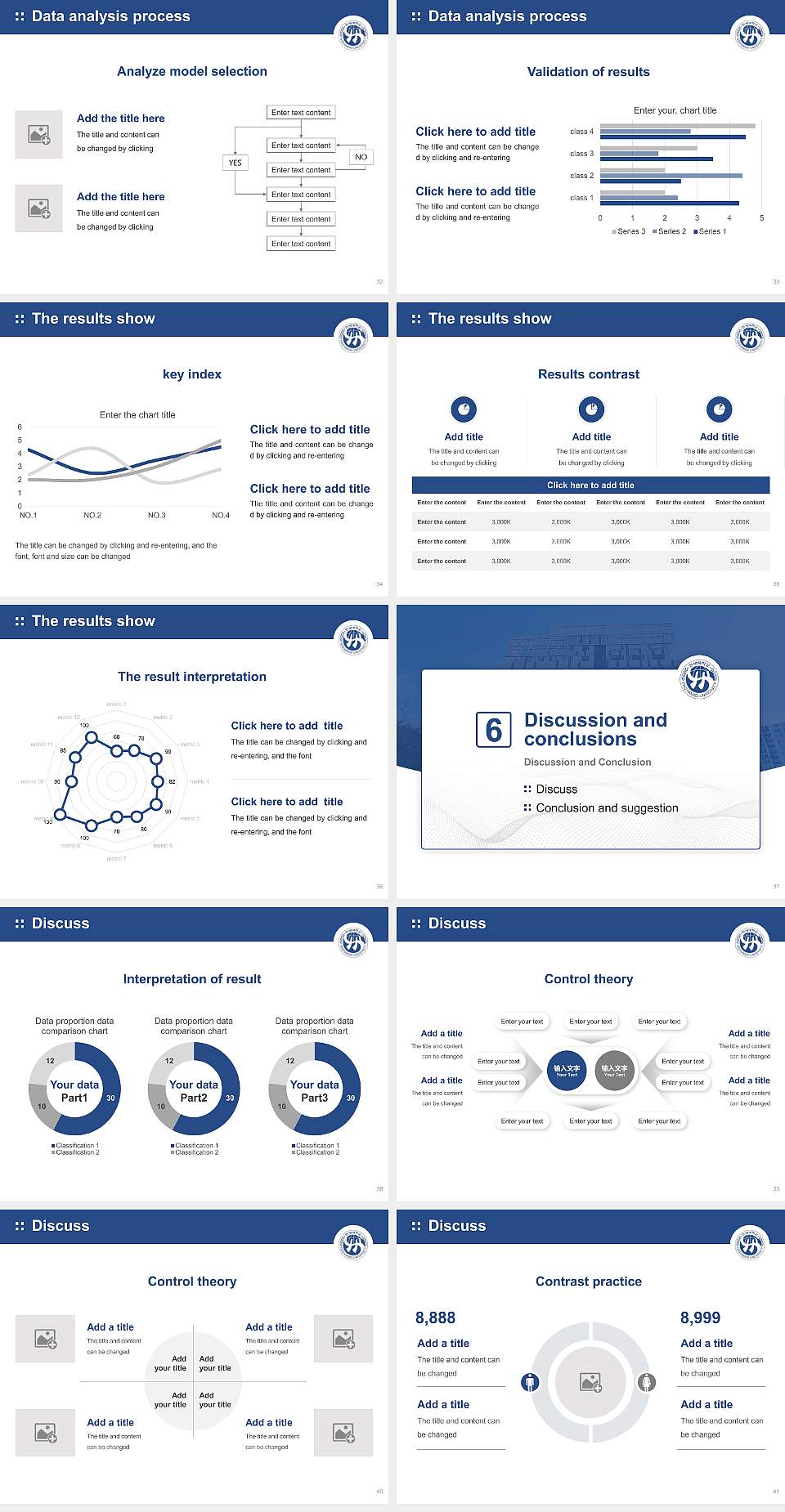Hansei University Graduation Thesis Defense PPT Template4:3 ratio PPT effect preview image5