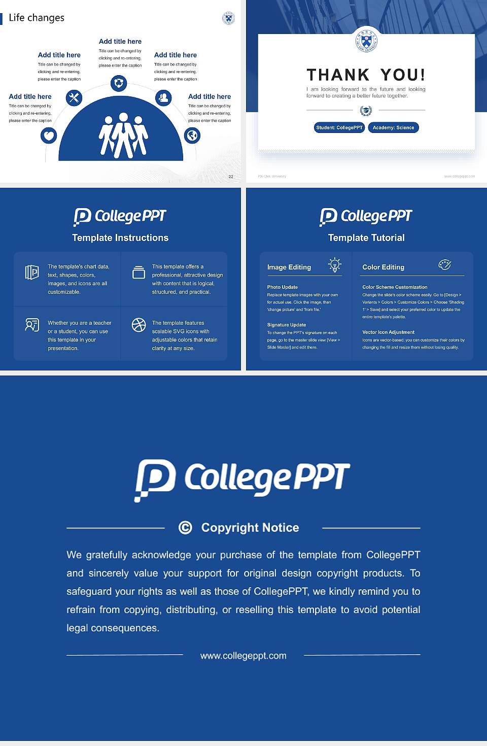 Pai Chai University National Scholarship Defense PPT Template4:3 ratio PPT effect preview image4