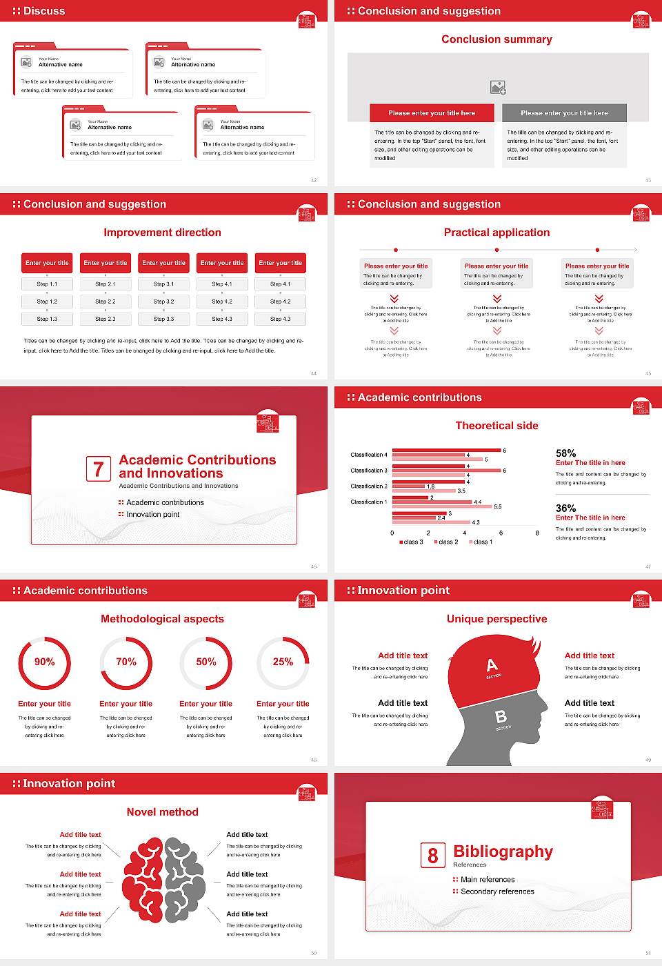 Korea National University of Cultural Heritage Graduation Thesis Defense PPT Template16:9 ratio PPT effect preview image6