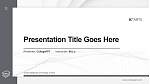 Korea National University of Arts Thesis Proposal/Graduation Defense PPT Template