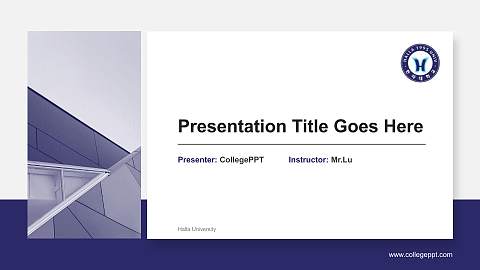 Halla University General Purpose PPT Template