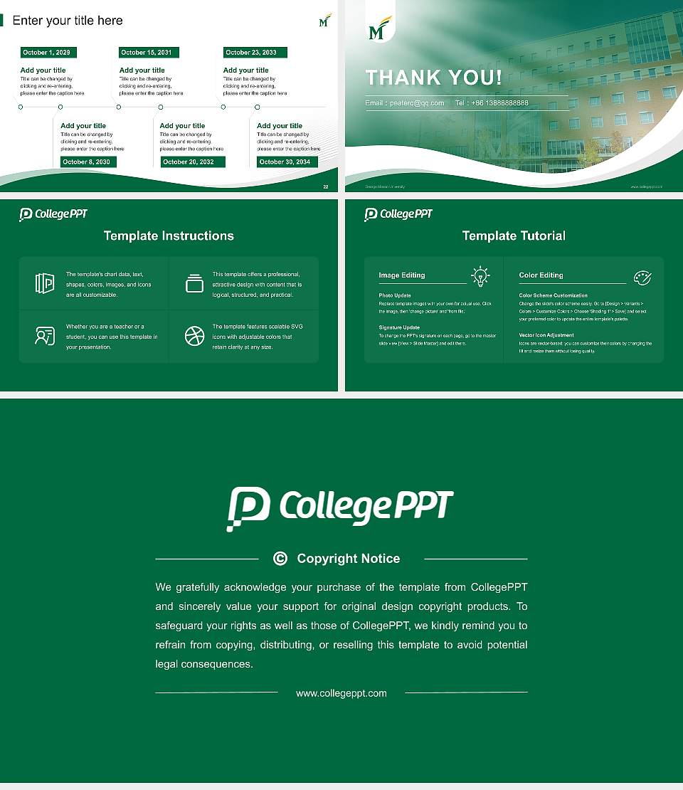 George Mason University Lecture Sharing and Networking Event PPT Template16:9 ratio PPT effect preview image4