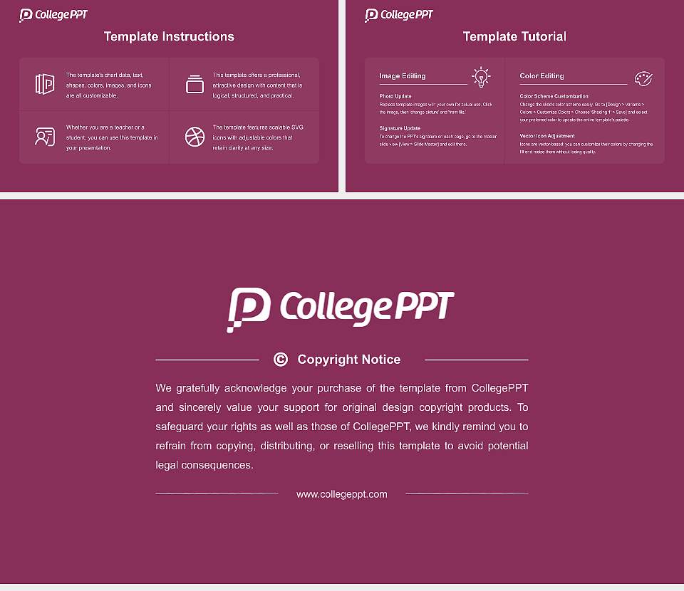Asia United Theological University Academic Presentation/Research Findings Report PPT Template16:9 ratio PPT effect preview image5