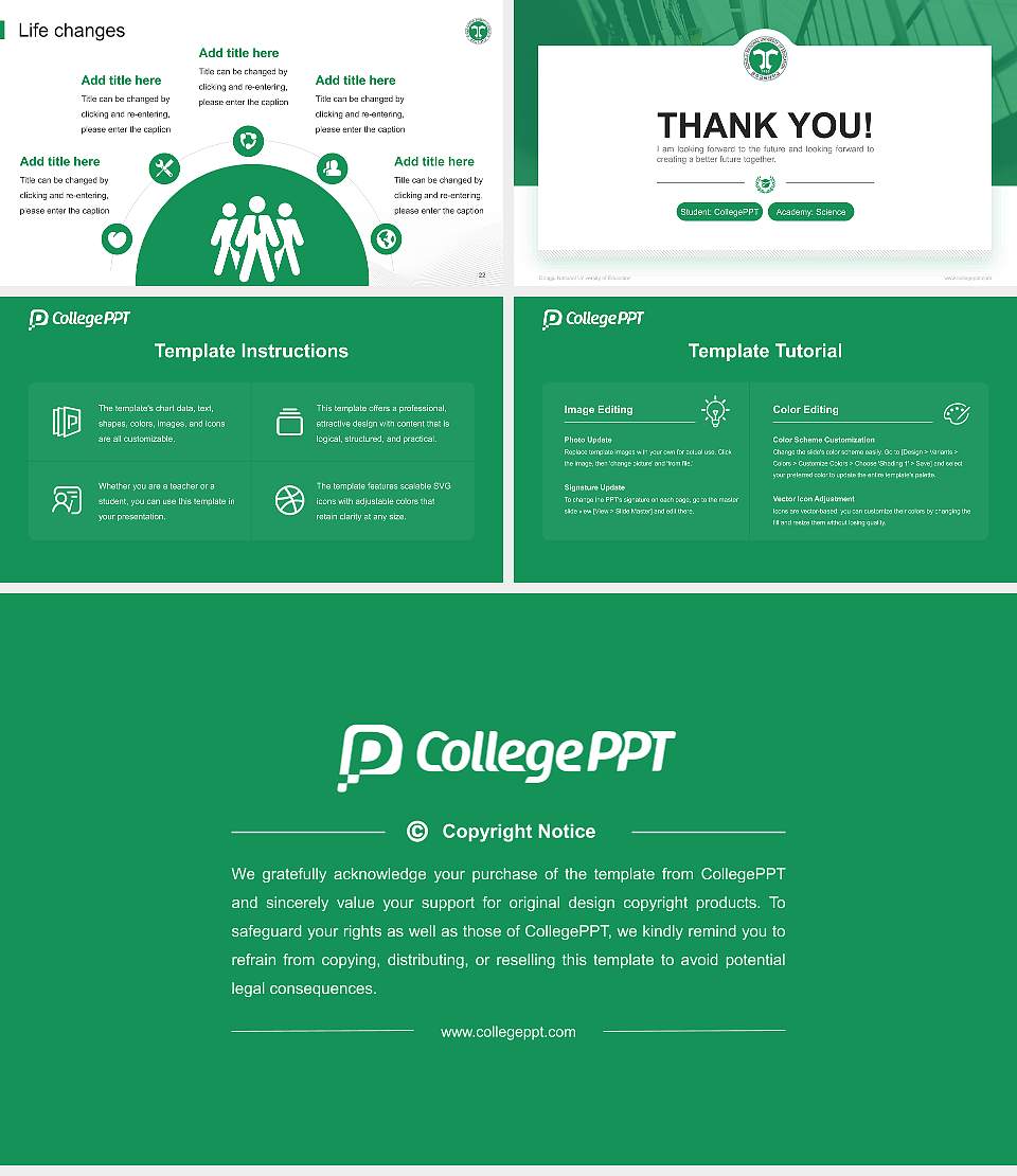 Gongju National University of Education National Scholarship Defense PPT Template16:9 ratio PPT effect preview image4