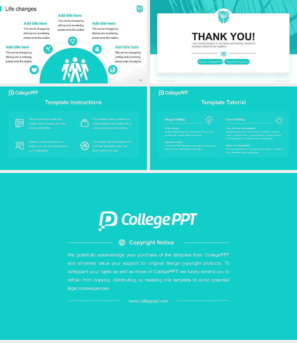 University of East London National Scholarship Defense PPT Template16:9 ratio PPT effect preview image4