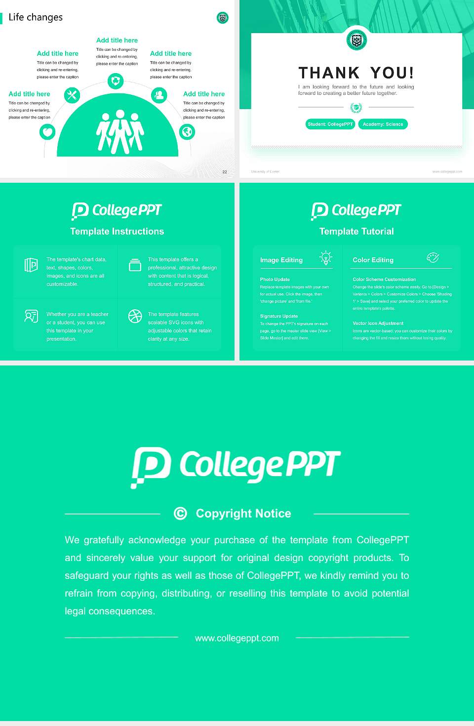 University of Exeter National Scholarship Defense PPT Template4:3 ratio PPT effect preview image4