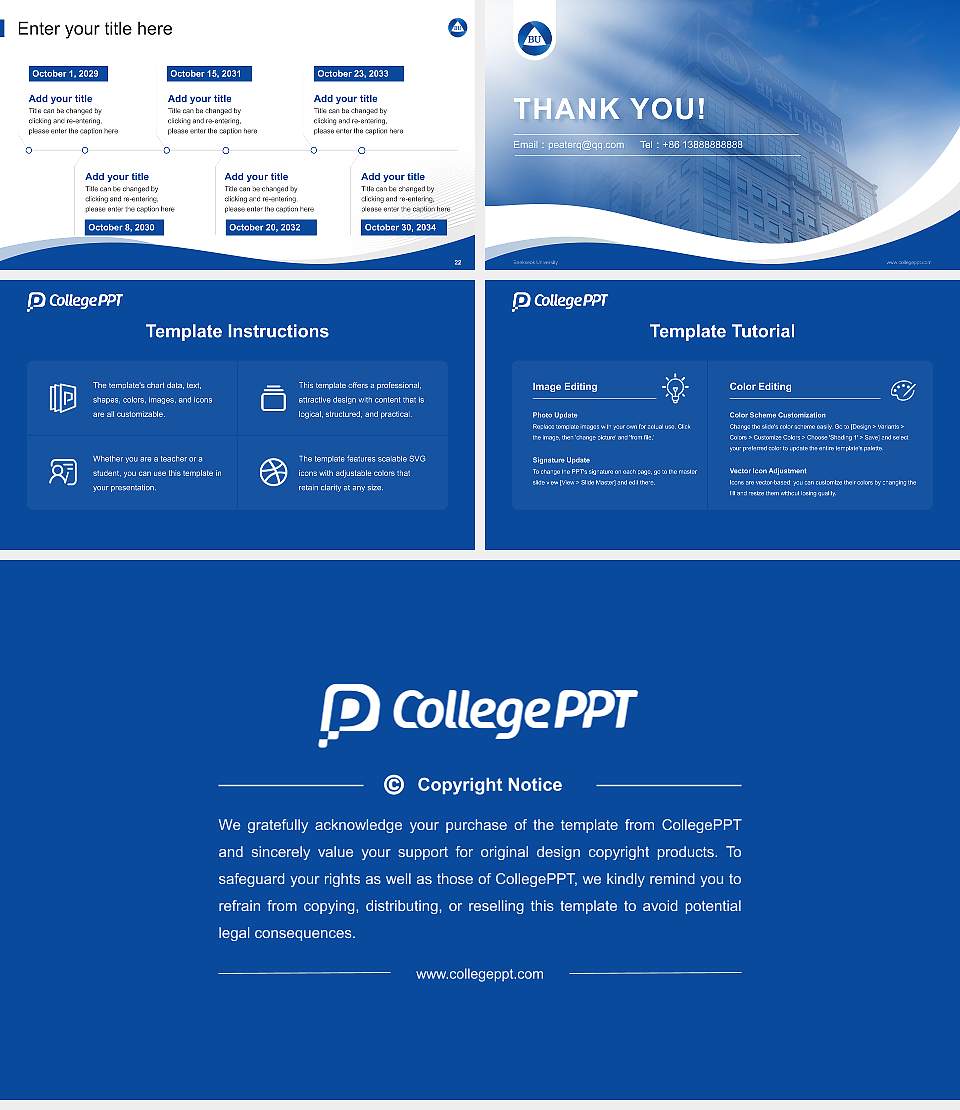 Baekseok University Lecture Sharing and Networking Event PPT Template16:9 ratio PPT effect preview image4