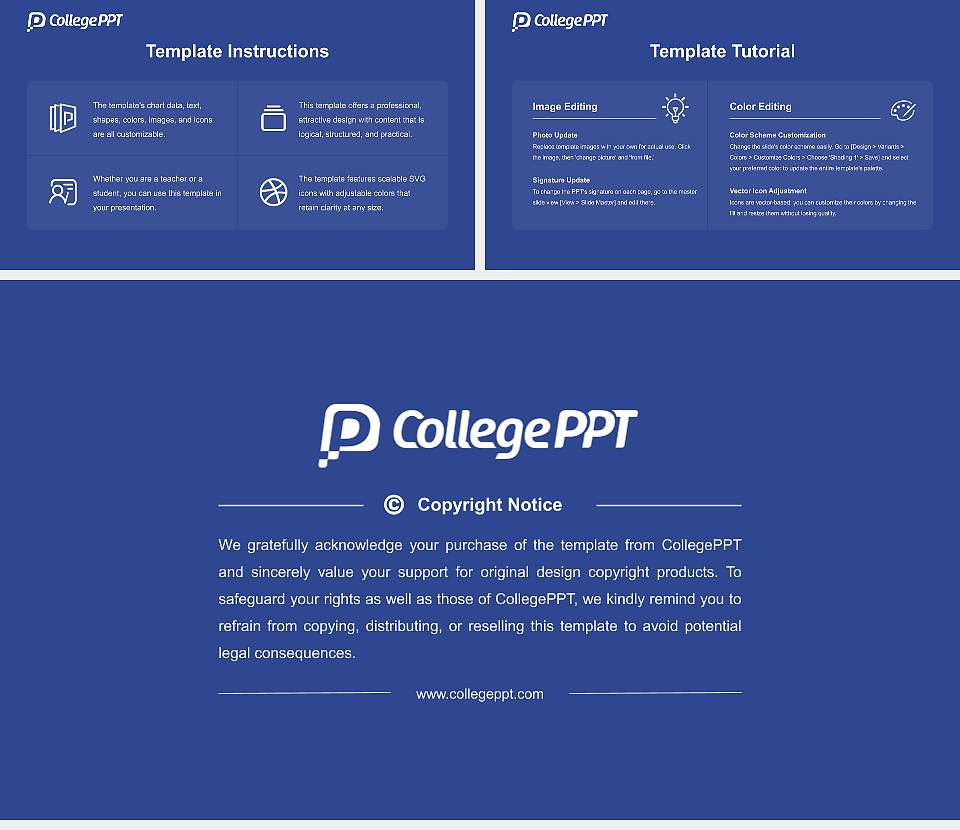 Gyeongbuk Provincial College Course/Courseware Creation PPT Template16:9 ratio PPT effect preview image5