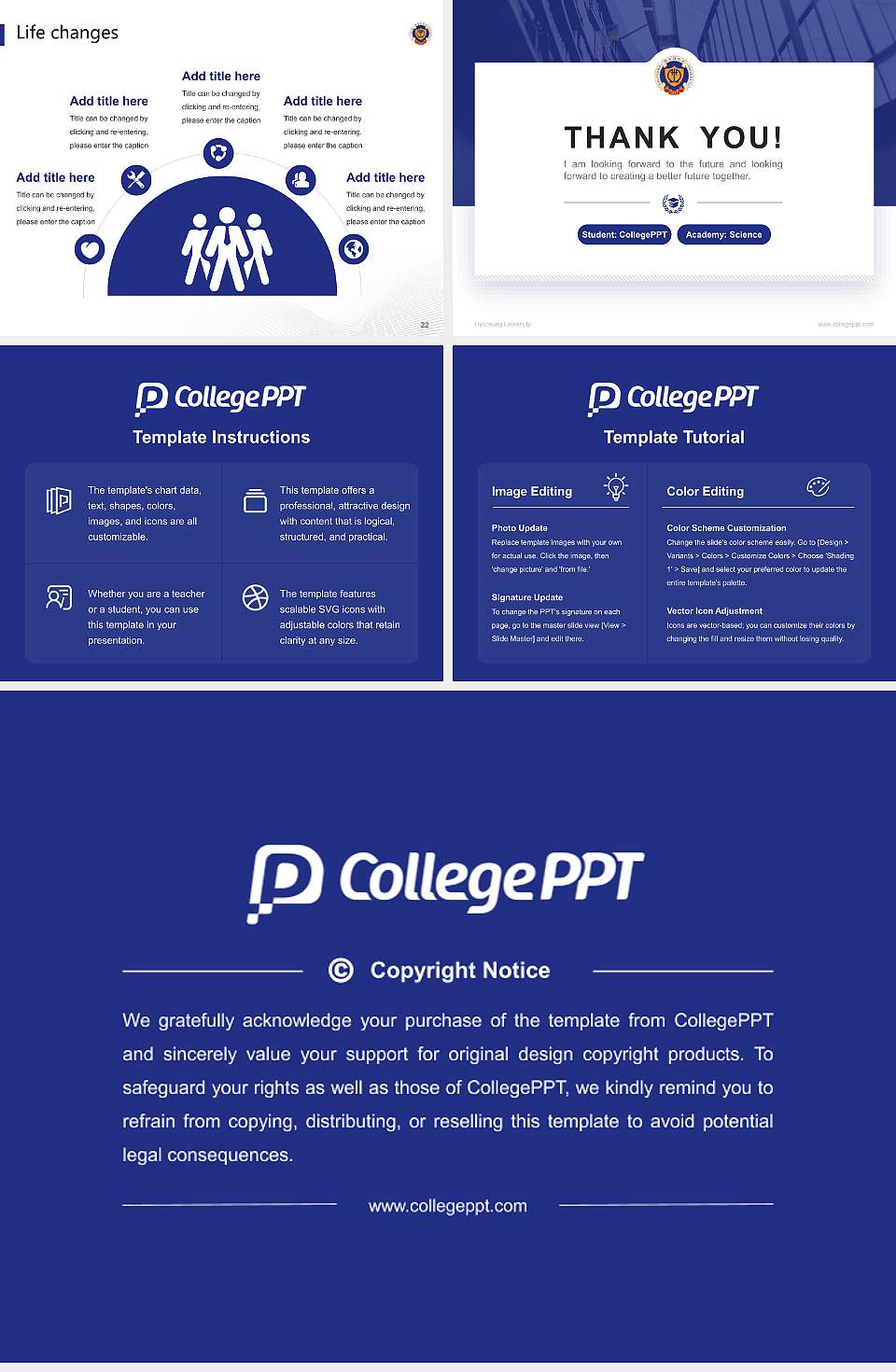 Hyupsung University National Scholarship Defense PPT Template4:3 ratio PPT effect preview image4