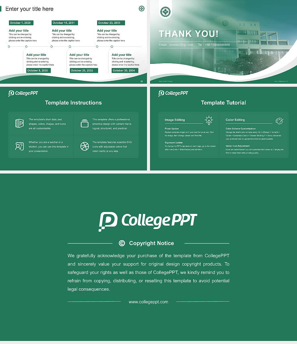 Jinju Health College Lecture Sharing and Networking Event PPT Template16:9 ratio PPT effect preview image4