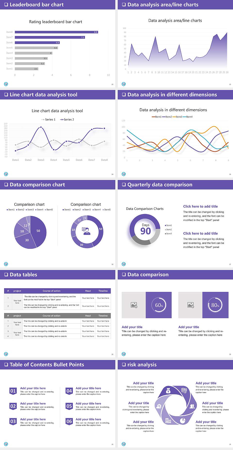 Hyejeon College General Purpose PPT Template4:3 ratio PPT effect preview image4