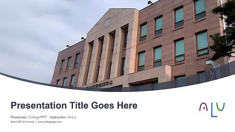 Asia LIFE University Course/Courseware Creation PPT Template