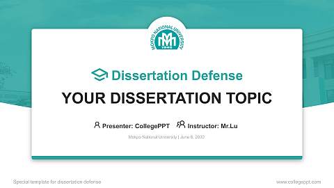 Mokpo National University Graduation Thesis Defense PPT Template