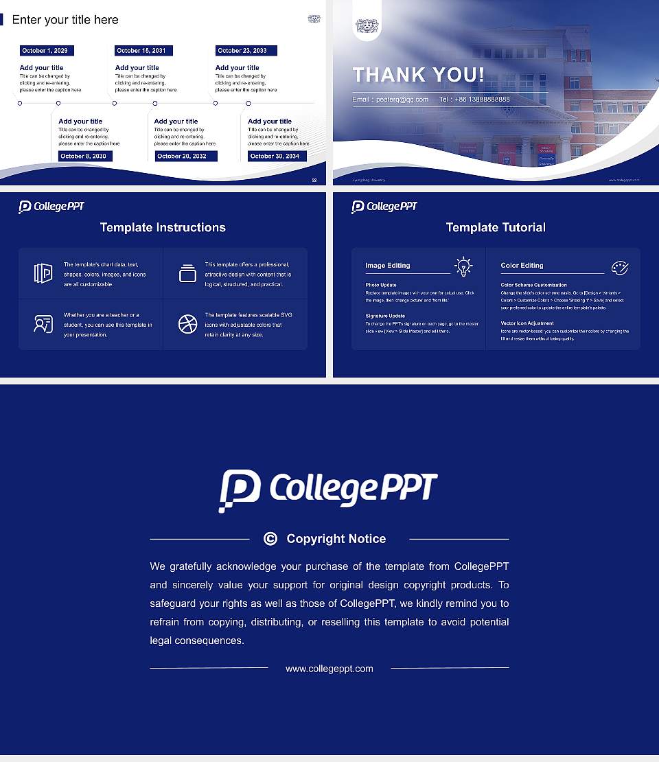 Kyungdong University Lecture Sharing and Networking Event PPT Template16:9 ratio PPT effect preview image4
