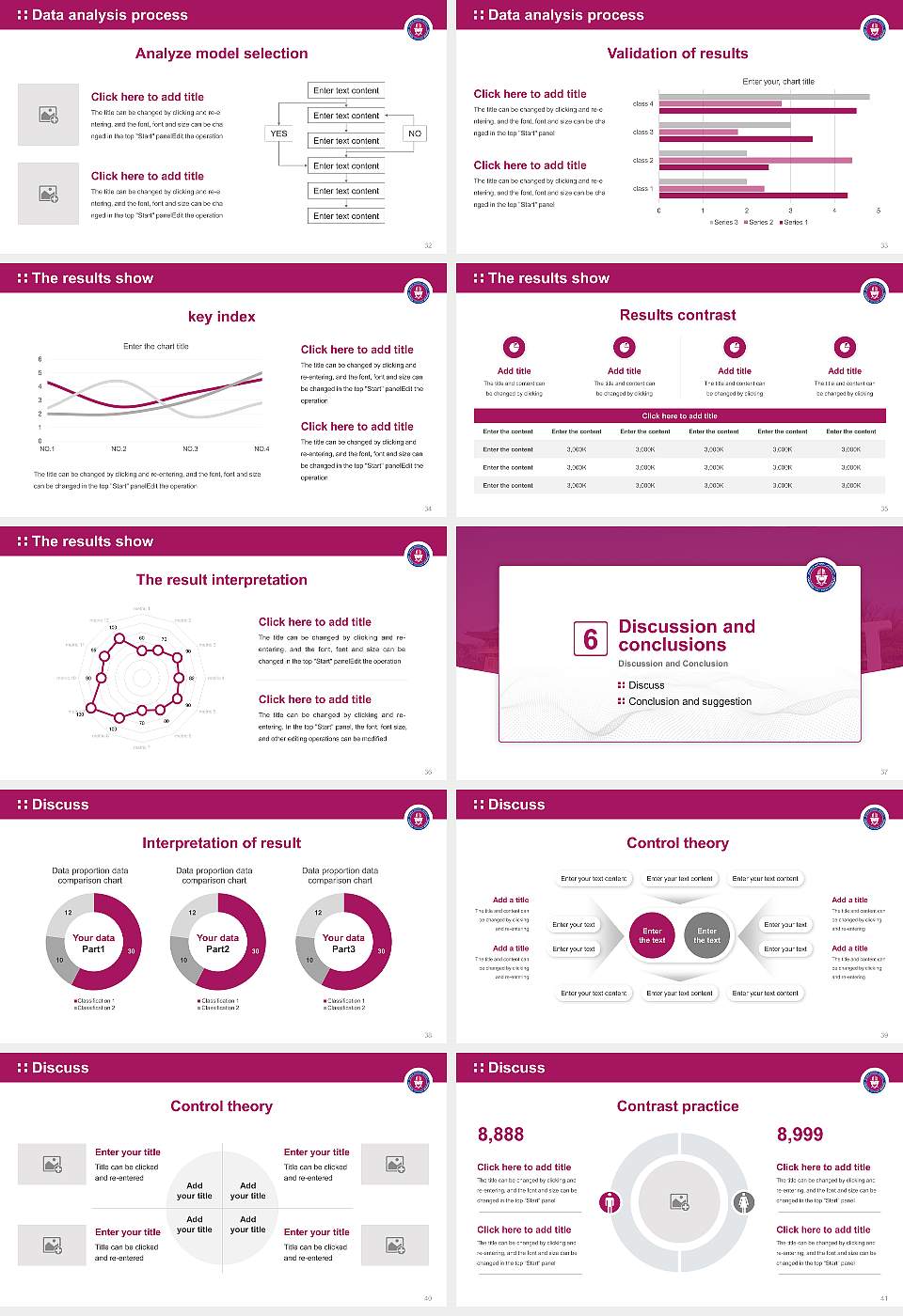 Jeonbuk National University Graduation Thesis Defense PPT Template16:9 ratio PPT effect preview image5