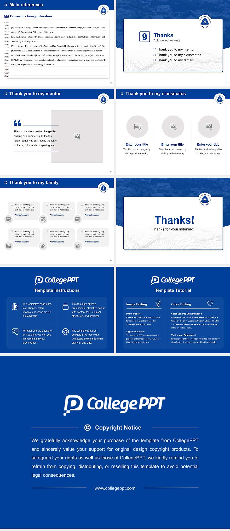 Catholic University of Daegu Graduation Thesis Defense PPT Template4:3 ratio PPT effect preview image7