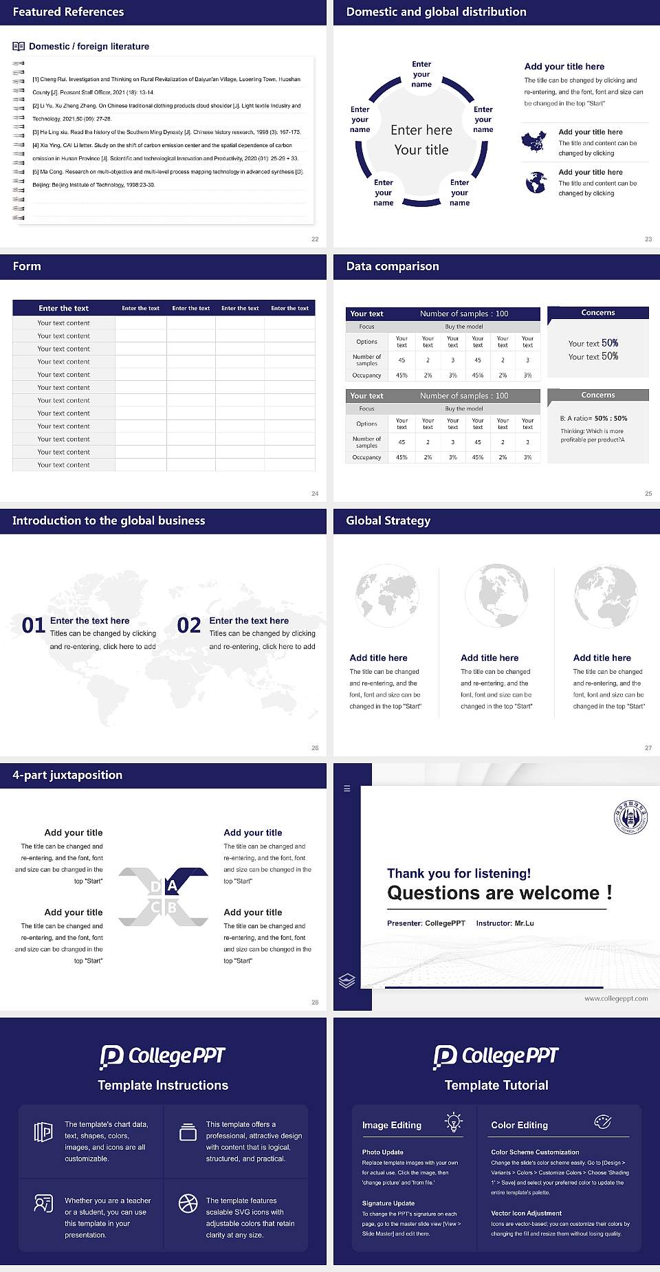 Daegu Technical University Thesis Proposal/Graduation Defense PPT Template4:3 ratio PPT effect preview image4